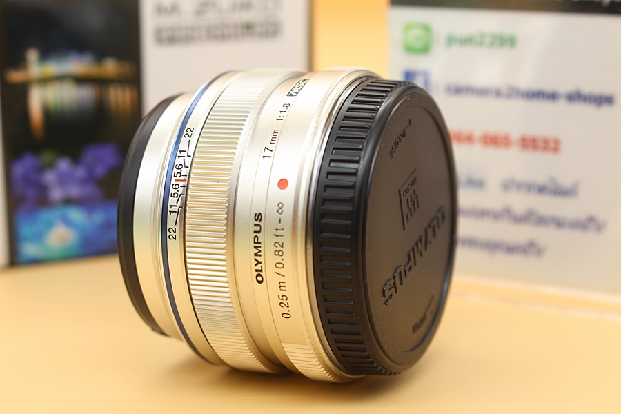 ขาย Lens Olympus M.Zuiko Digital 17mm F/1.8(สีเงิน) ประกันศูนย์ สภาพสวย มีประกันเพิ่ม 3 ปี ถึง 19-12-23 อุปกรณ์ครบกล่อง  อุปกรณ์และรายละเอียดของสินค้า 1.Le